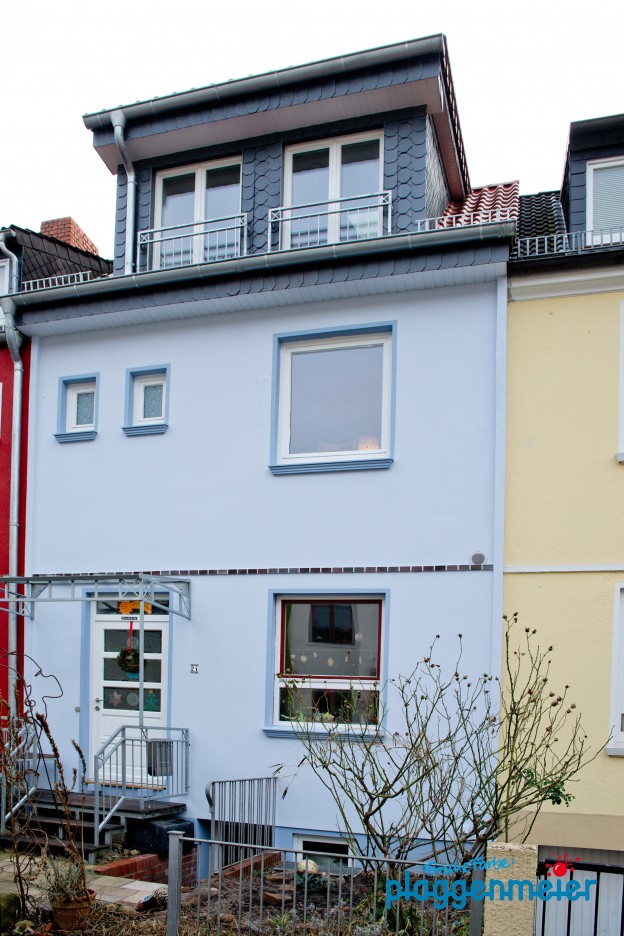 WDVS in Bremen mit super Fassadengestaltung - von den Profis in Findorff umgesetzt.